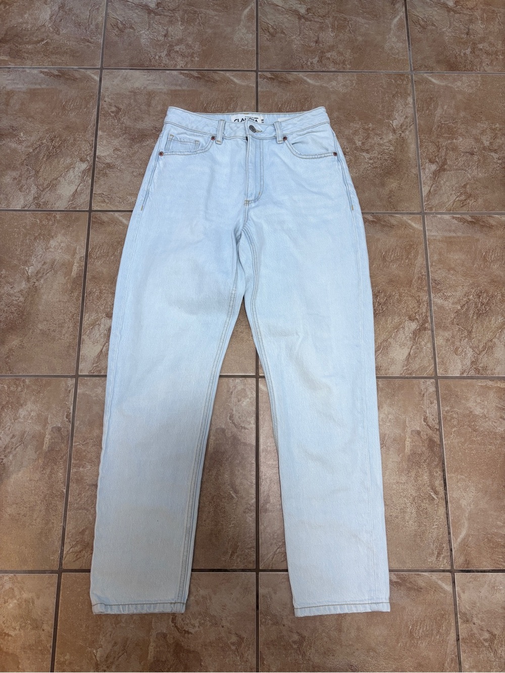Dynamite CLAUDIA Light Blue Straight Leg Jeans